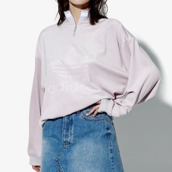 Adidas Original  Oversized Sweatshirt - Picture 1 of 10
